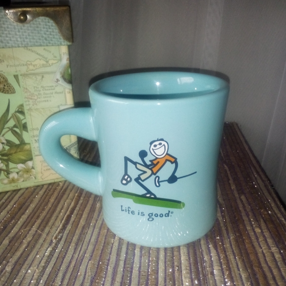 Life is Good Golf Mug "Do What You Like Like What You Do" Blue Coffee Tea - Picture 1 of 4